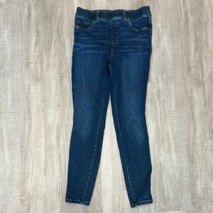 SPANX Blue Skinny Jeans with Stretch and Tapered Legs